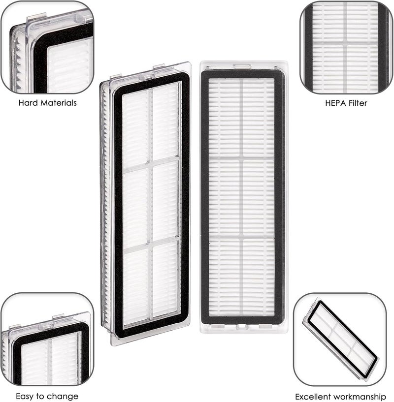 CHAIN PEAK (6 Pieces) HEPA Filter Compatible With Dreame L10s Ultra, L10s Pro, L10 Ultra, Z10 Pro, S10, S10 PRO, S10 PLUS, B101CN, 1C, W10, X10+, L10 + plus, Z10 pro, D10 PLUS, Replacement Filters - Image 4
